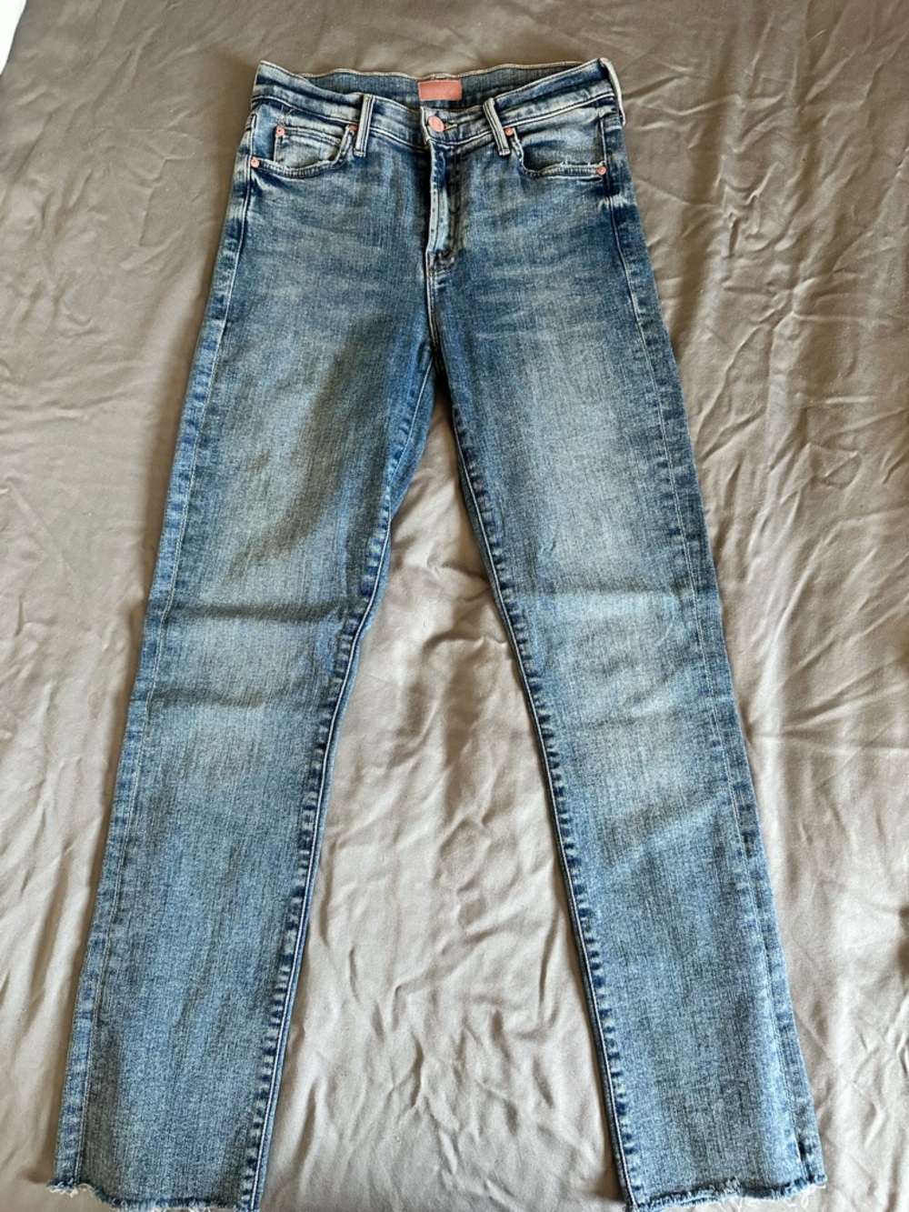 Mother The Rascal Ankle Fray in Bonfire lighting sz 25